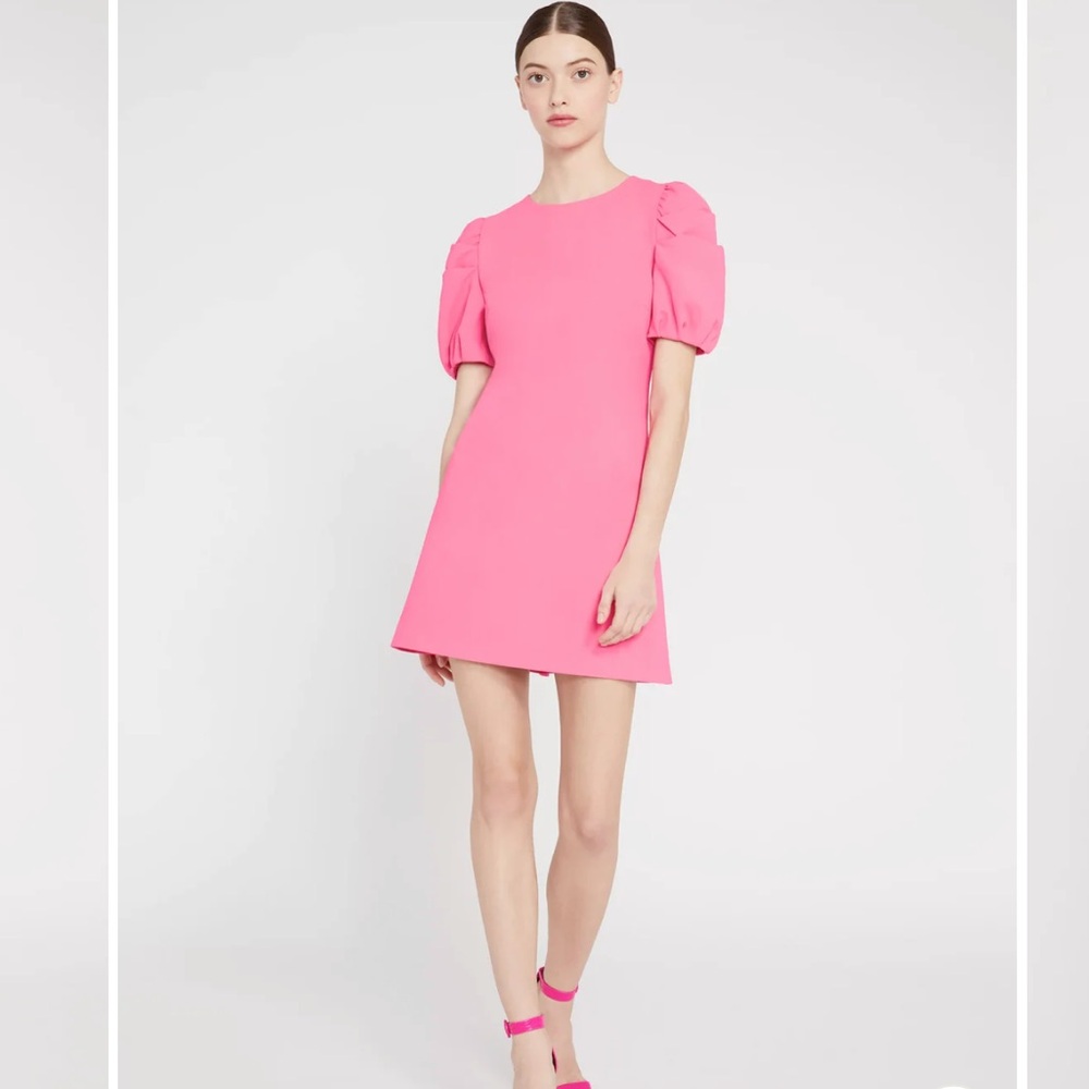Alice + Olivia - Hanita Puff Sleeve Pink Mini Dress